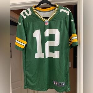 NIKE NFL Green Bay Packers Aaron Rodgers #12 Men's Football Jersey Size S